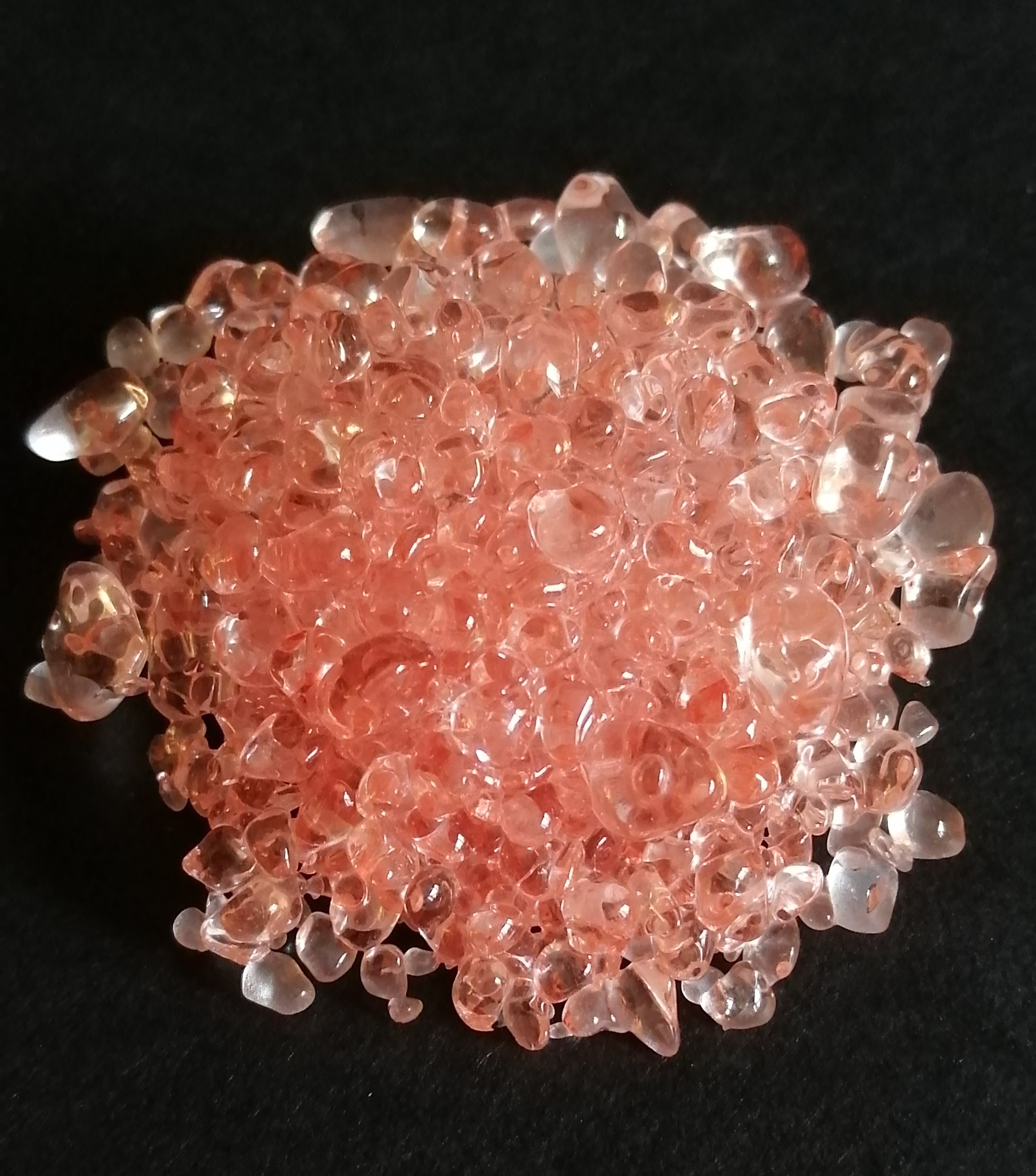 Round Pink Brooch