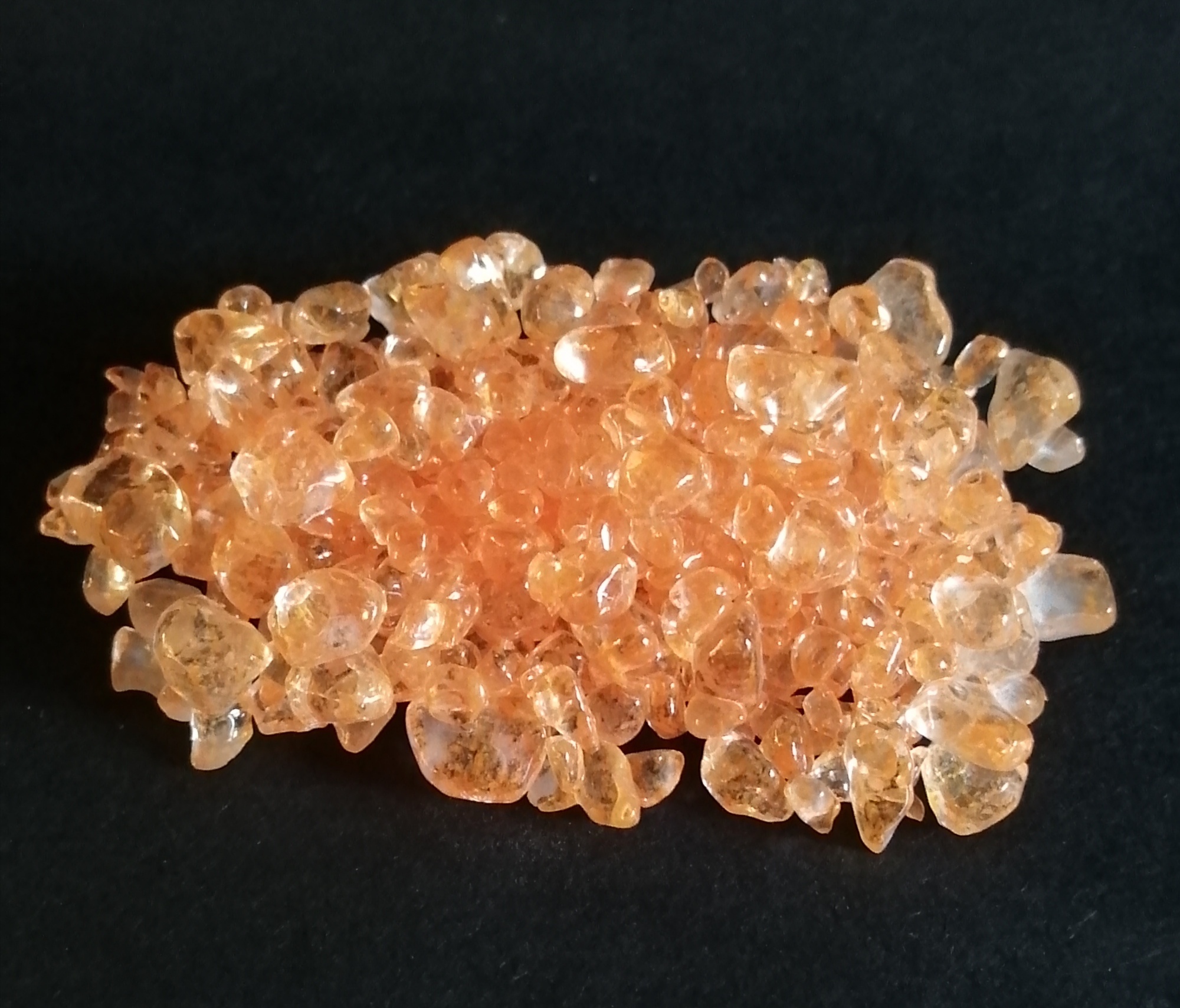 Orange Brooch