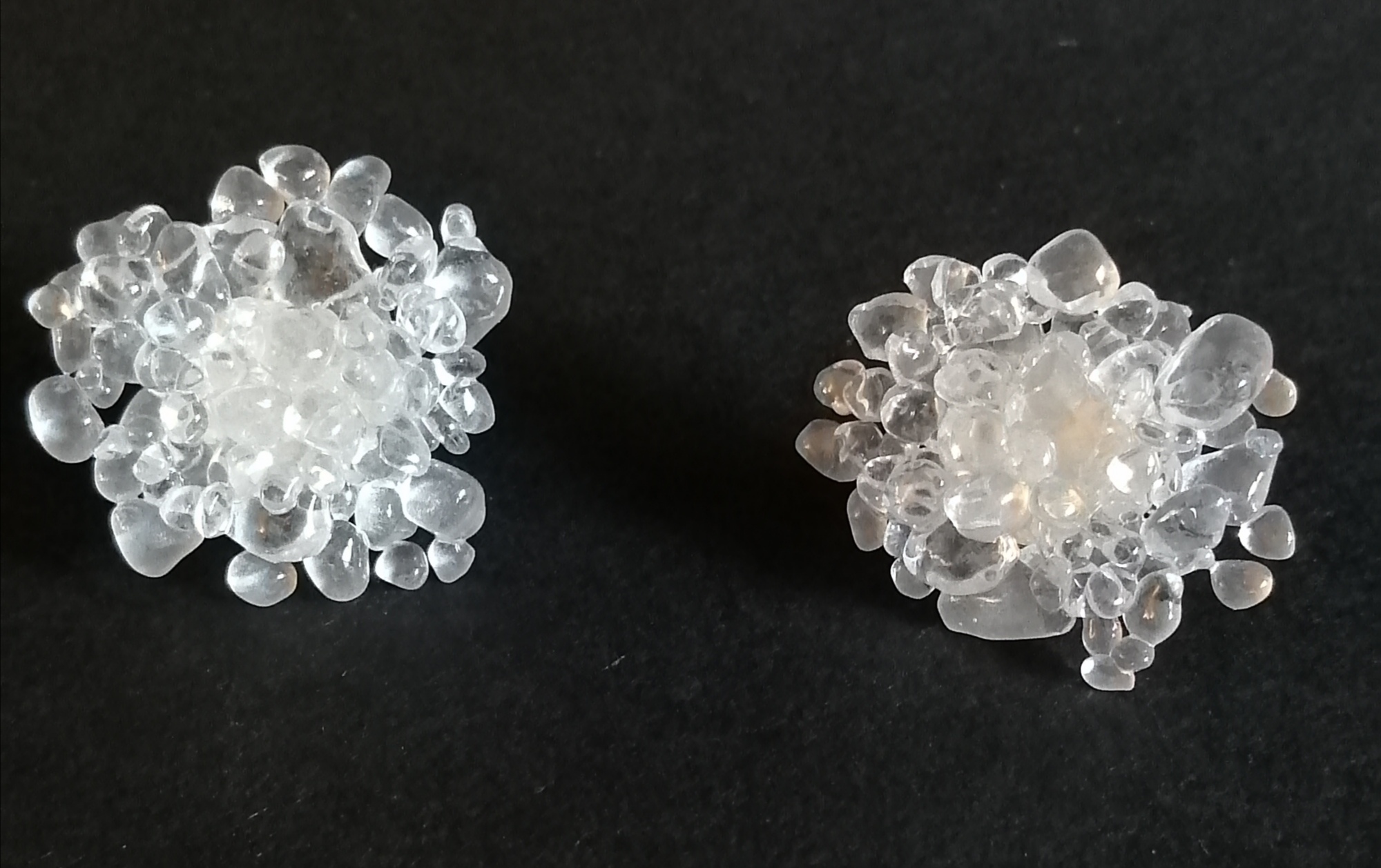 Light Grey Stud Earing's
