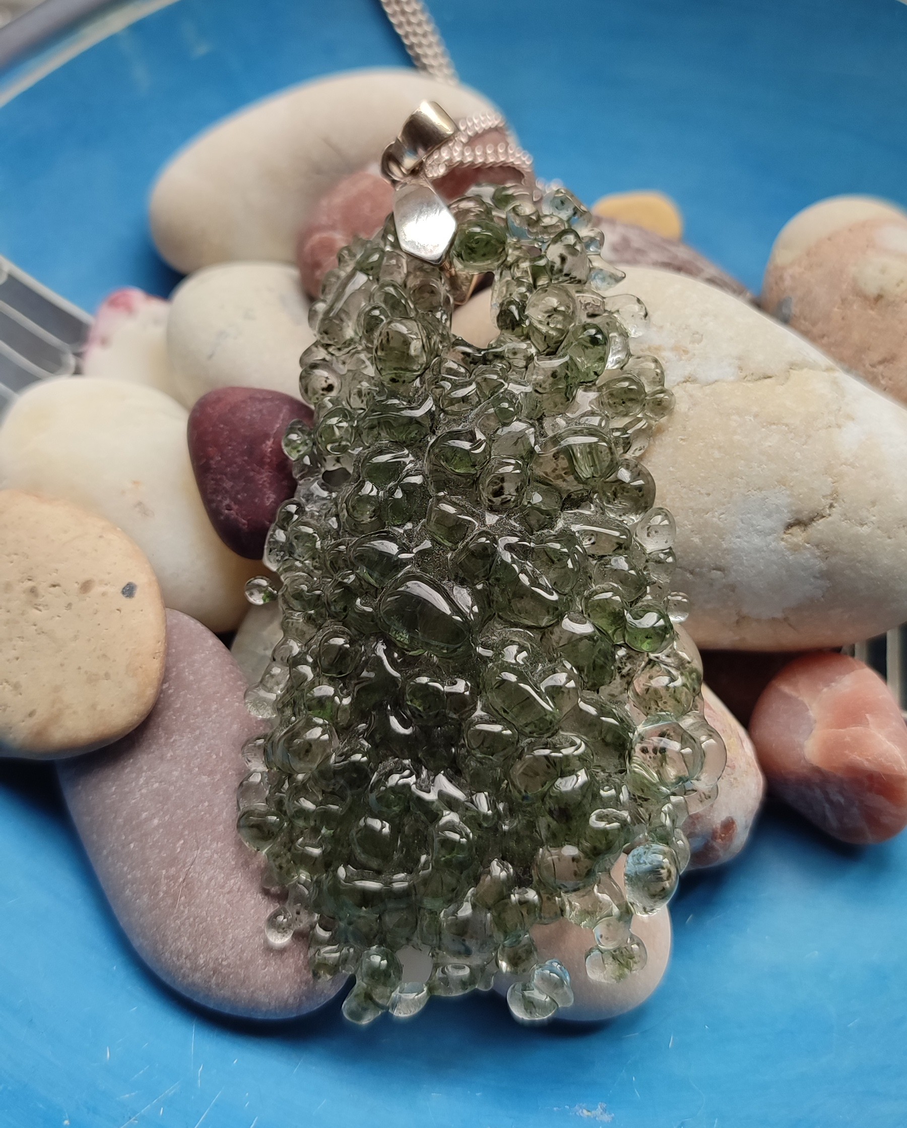 Large Dark Green Pendant